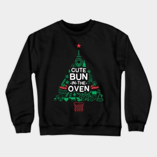 Cute Bun In The Oven - Christmas Gift Crewneck Sweatshirt